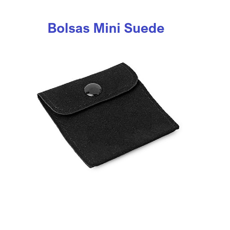 Bolsa MINI SUEDE botón 57x57 mm.